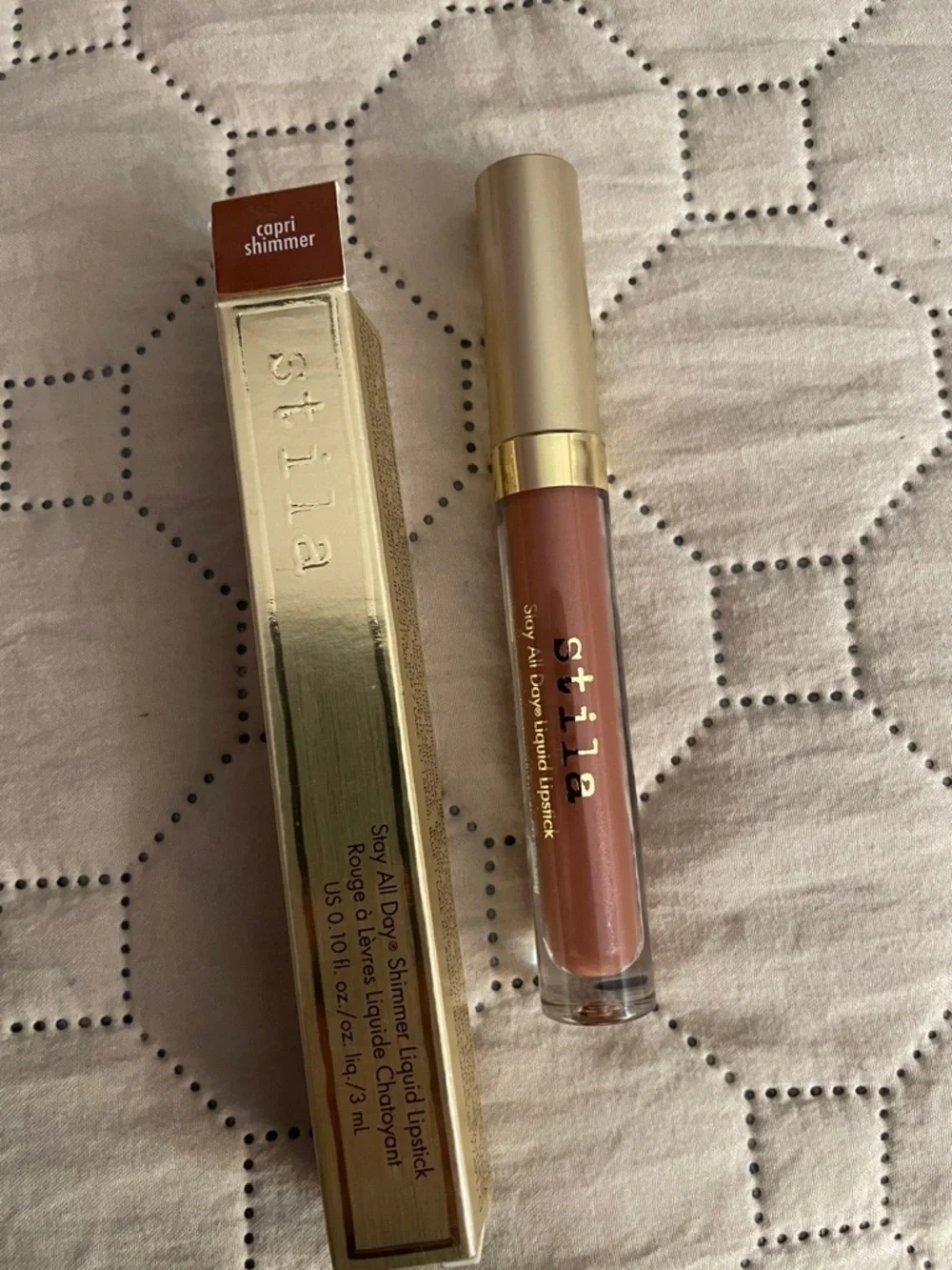 Stila Capri Shimmer Liquid Lipstick - Rose Pink Shimmer